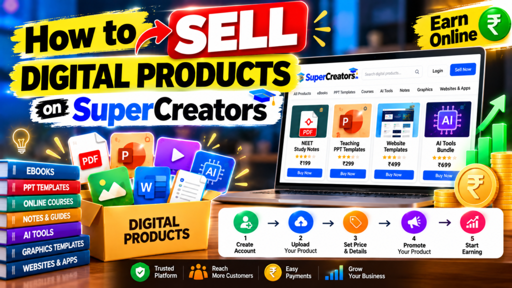 How To Sell Digital Products on Super Creators