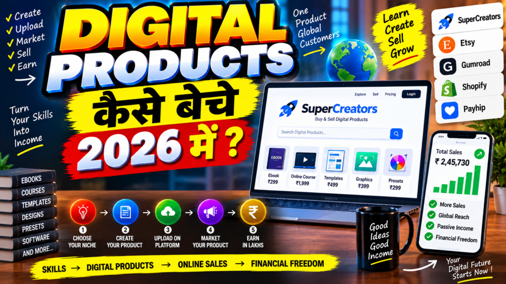 Digital Products Kaise Beche 2026