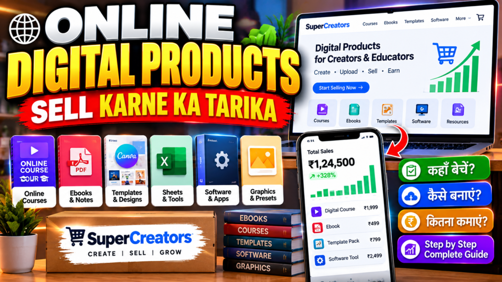 Online Digital Products Sell Karne Ka Tarika