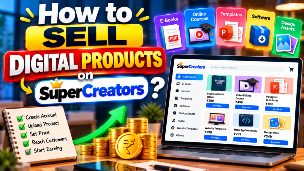 How To Sell Digital Products On Super Creators
